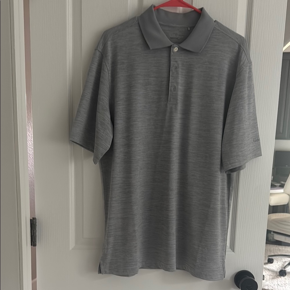 Men's Gray Walter Hagan Polo Shirt